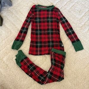 Bums and roses plaid Christmas pajamas